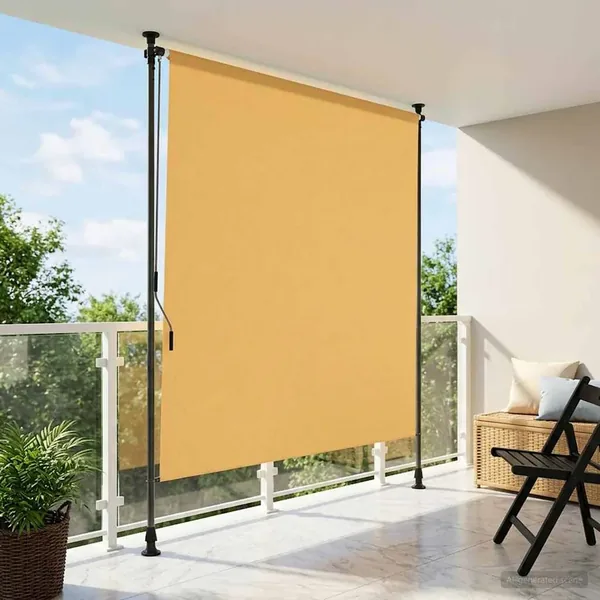 Store Roulant Extérieur Sable 120 x 270 cm