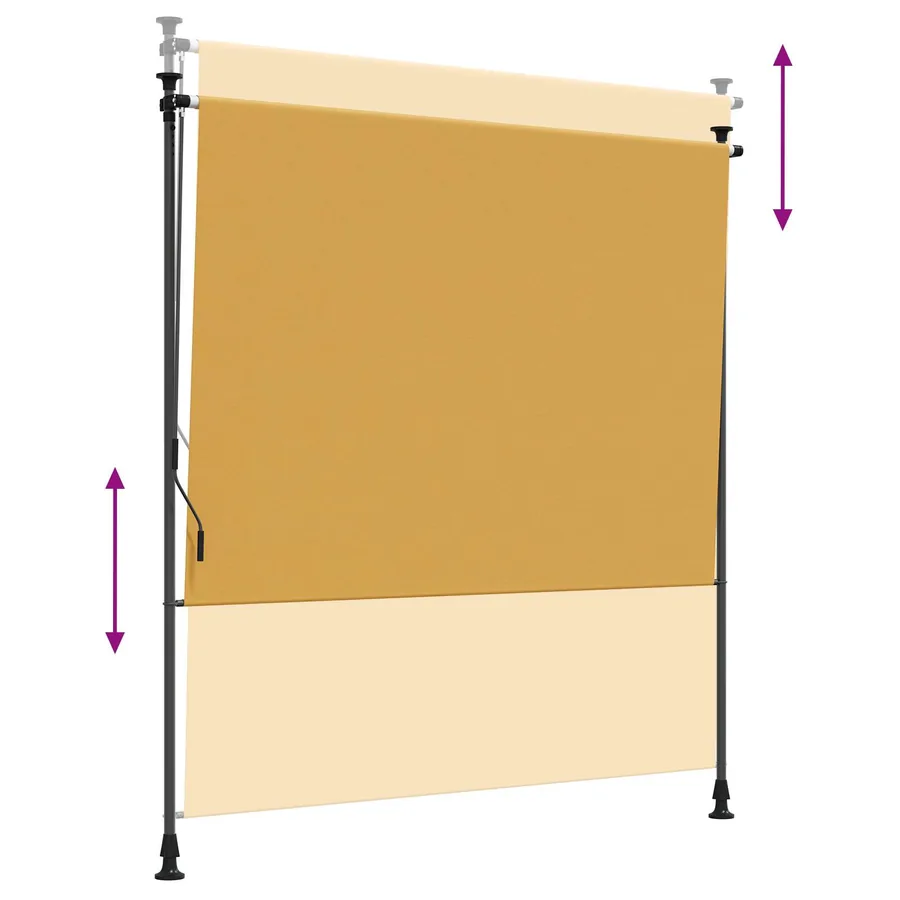 Store Roulant Extérieur Sable 120 x 270 cm - 6