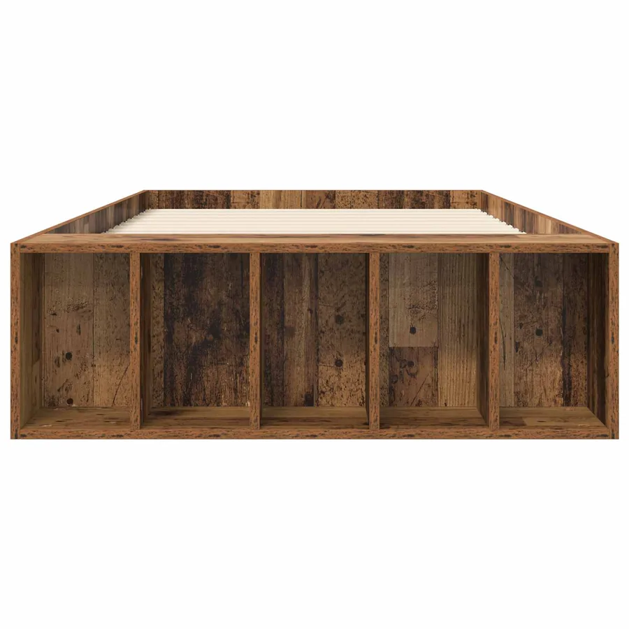 Cadre de lit avec rangement Bois ancien 80 x 200 cm - 3