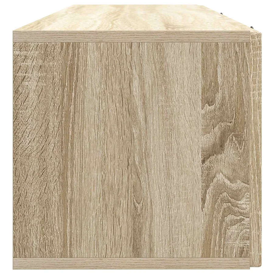 Meuble TV mural Chêne Sonoma 98 x 31 x 30 cm Bois d'ingénierie - 7