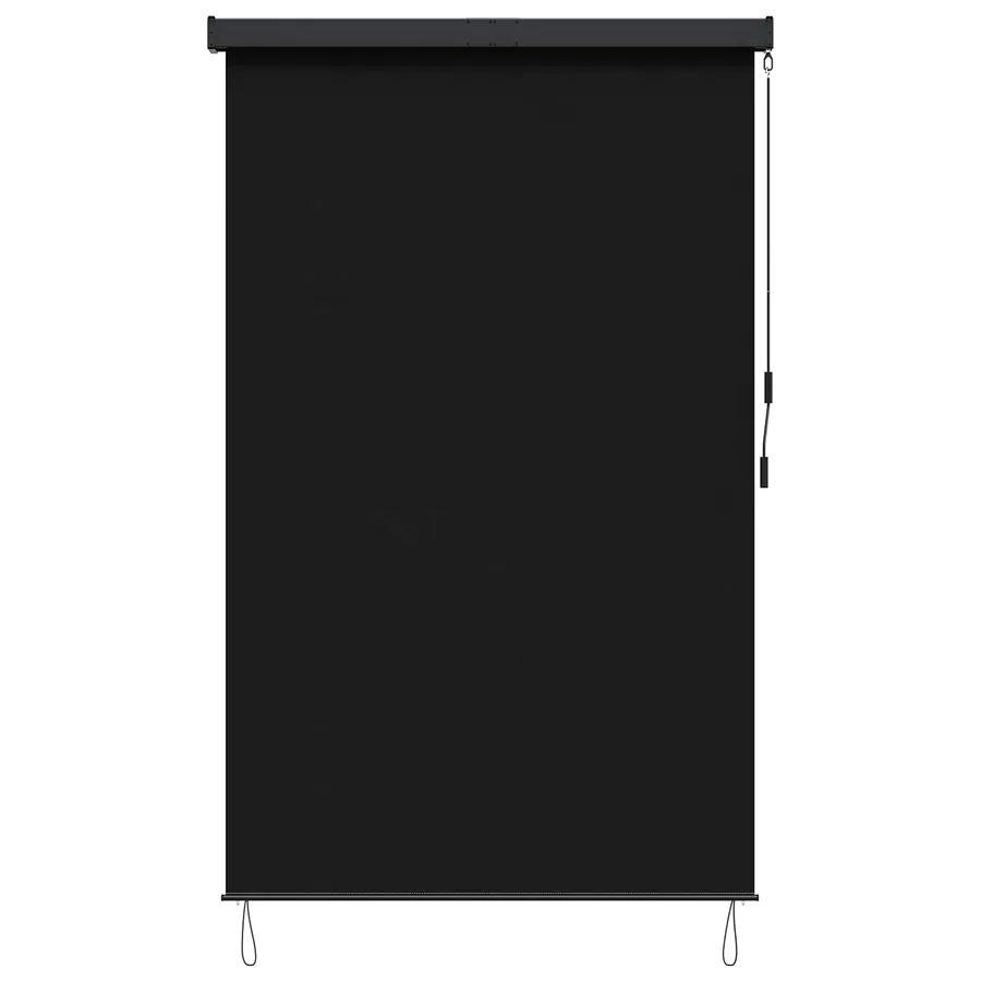 Store enrouleur Noir 140 x 250 cm Tissu et Aluminium - 4