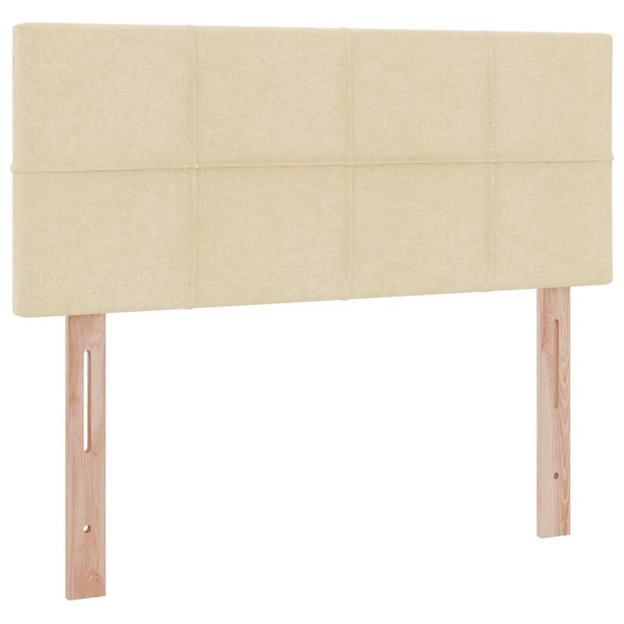 Lit avec rangement et matelas avec matelas Crème 120 x 190 cm - 9