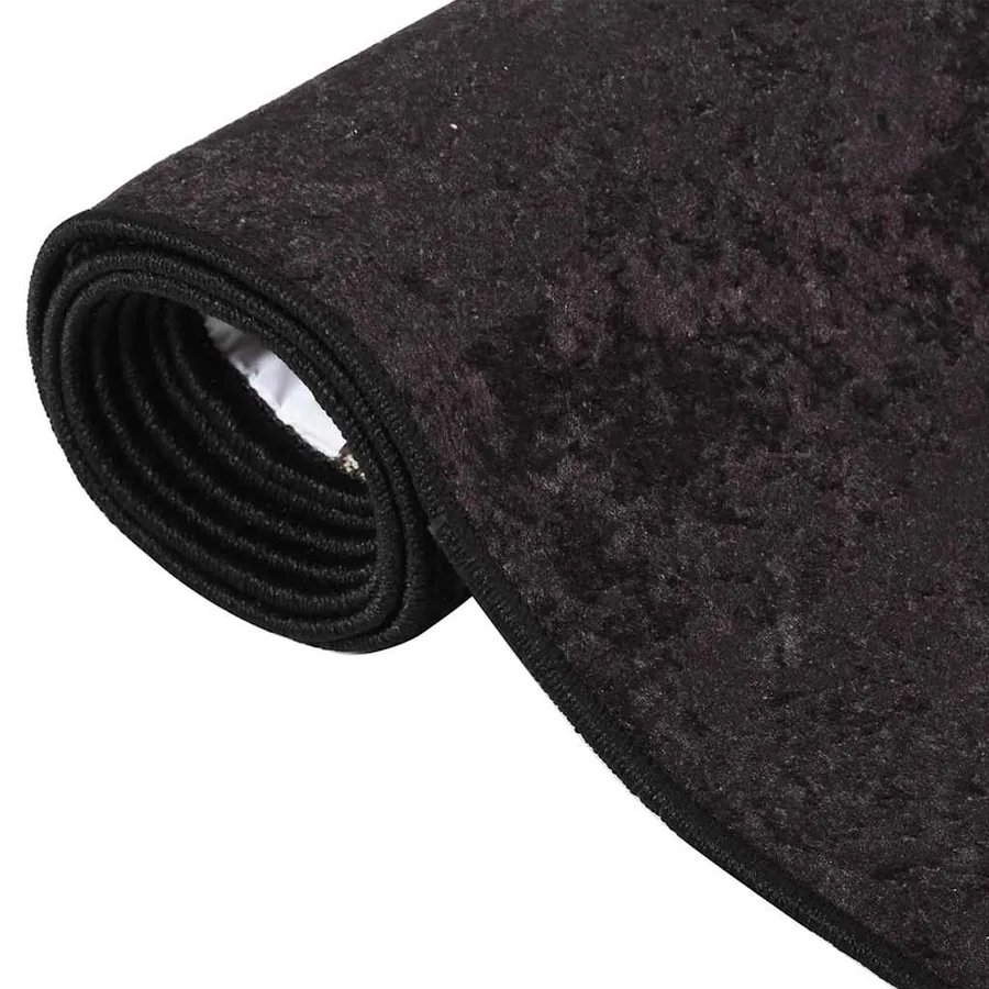 Tapis lavable 80x300 cm Anthracite - 4