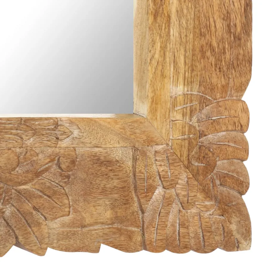Miroir 80x50 cm Bois de manguier massif - 4