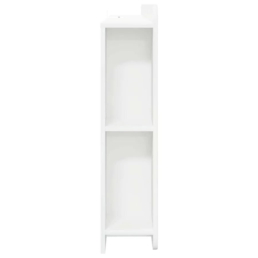 Cabinet de Tête de Lit Blanc brillant Bois d’ingénierie - 6