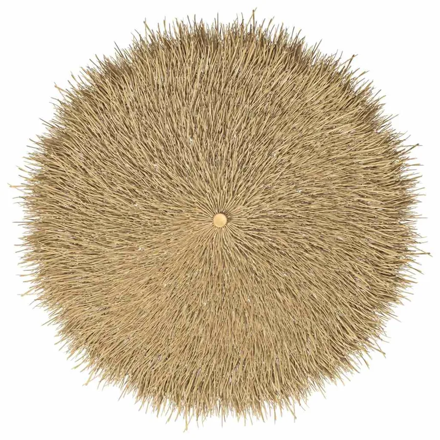 Parasol en bambou avec toit en feuille de bananier 270 cm - 4