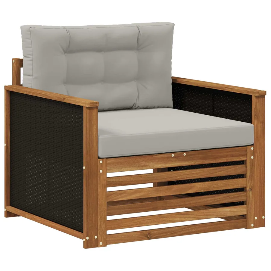 Sofa de milieu extérieur Naturel - 2