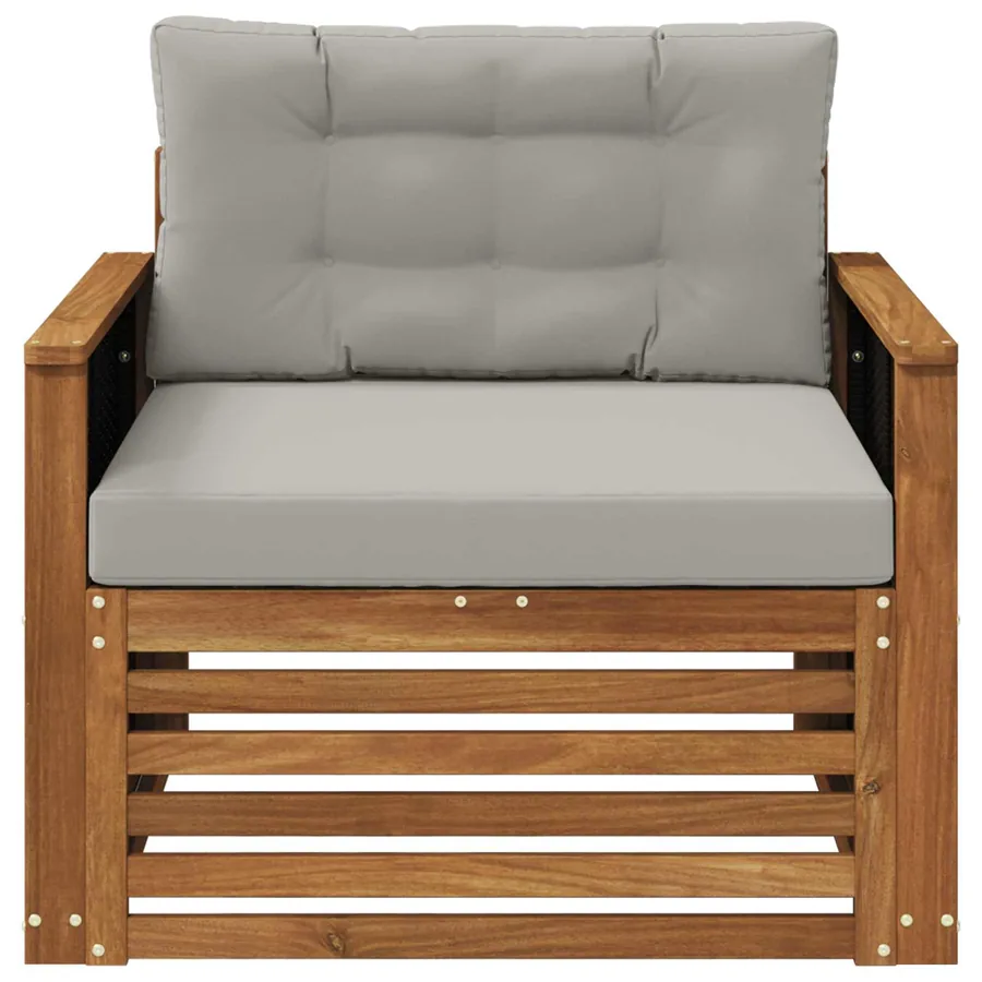 Sofa de milieu extérieur Naturel - 3