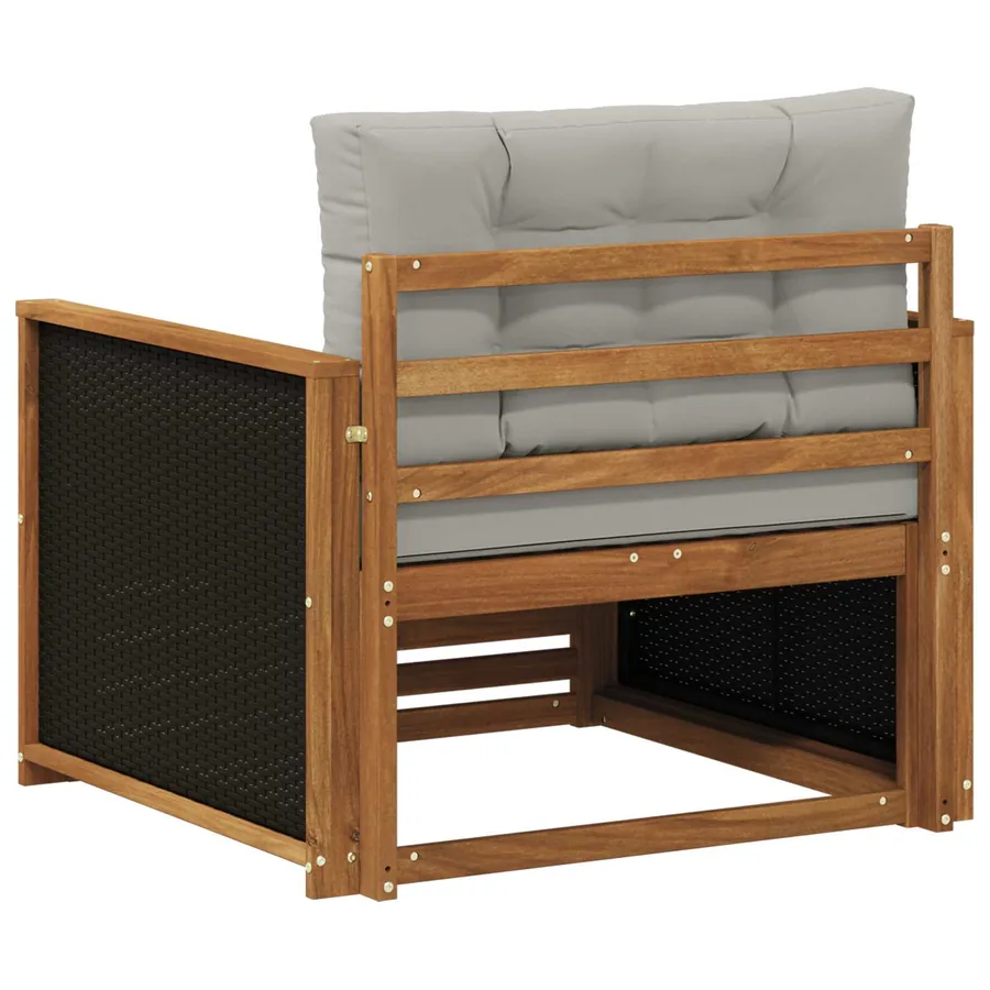 Sofa de milieu extérieur Naturel - 5
