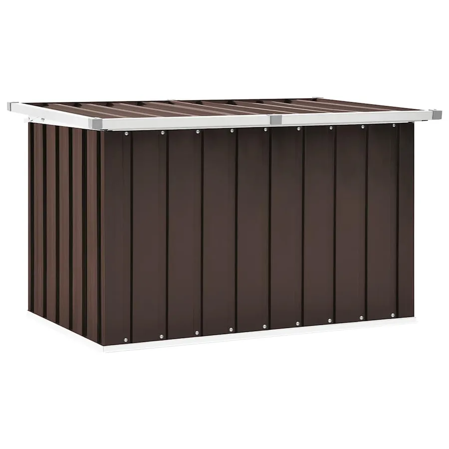 Coffre de rangement de jardin Marron 109x67x65 cm - 2