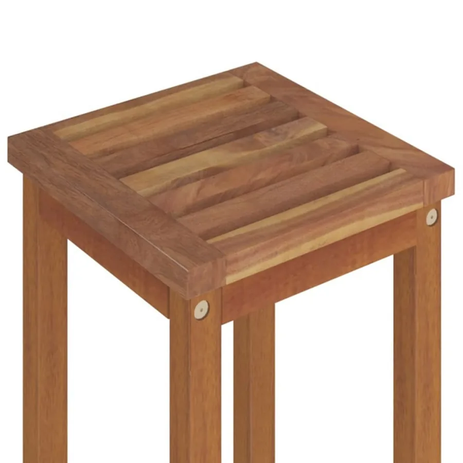 Ensemble de bar de jardin 5 pcs Bois d'acacia solide - 8