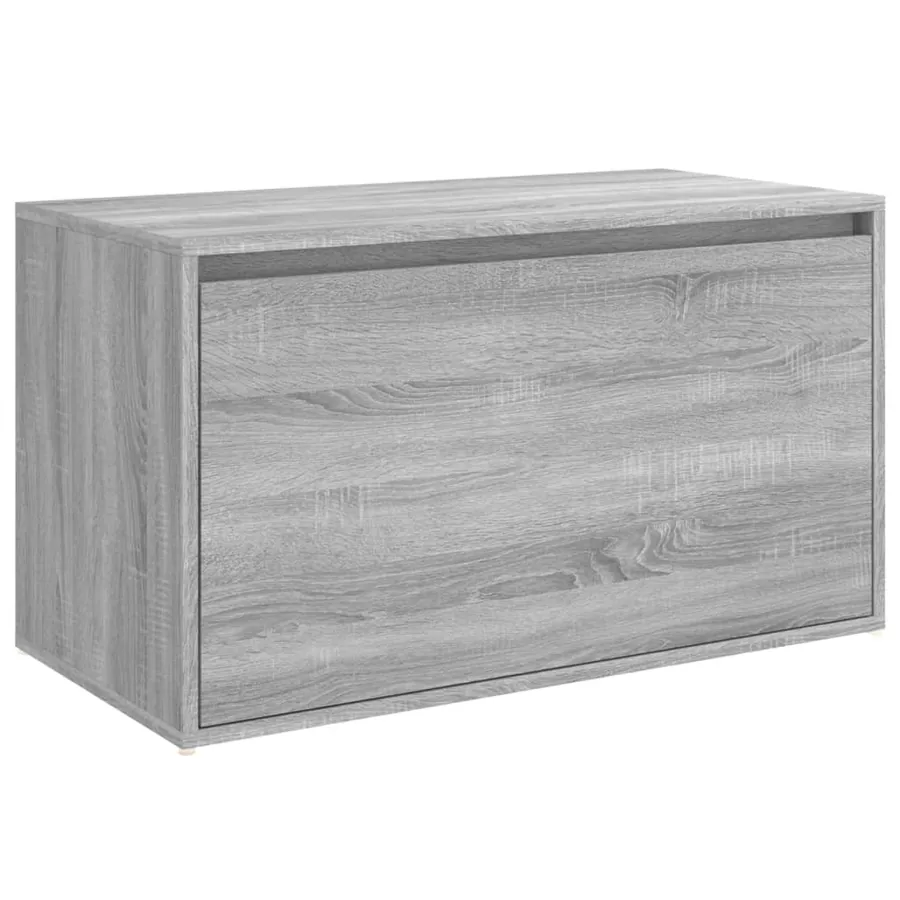 Banc d'entrée 80x40x45 cm Sonoma gris Bois d'ingénierie - 2