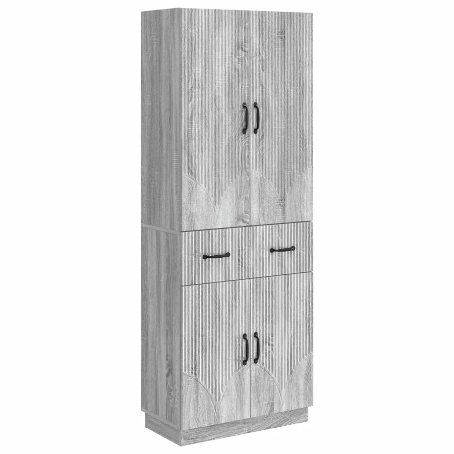Ensemble de Meubles 2 pcs Sonoma gris Bois d'ingénierie - 2