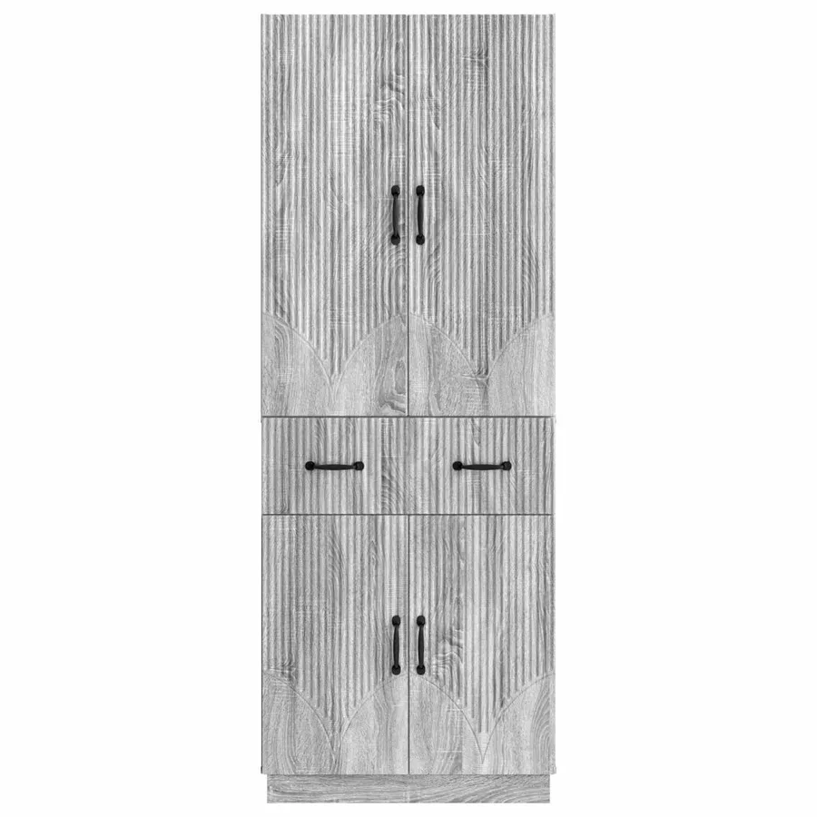 Ensemble de Meubles 2 pcs Sonoma gris Bois d'ingénierie - 5
