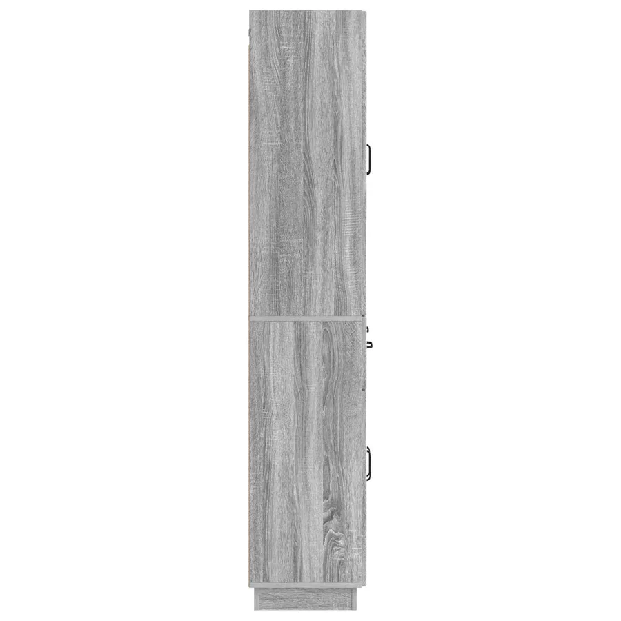 Ensemble de Meubles 2 pcs Sonoma gris Bois d'ingénierie - 6