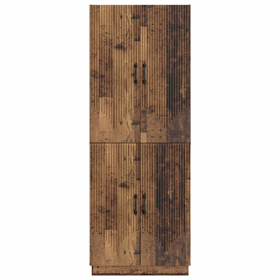 Ensemble de Meubles 2 pcs Bois ancien Bois d'ingénierie - 5