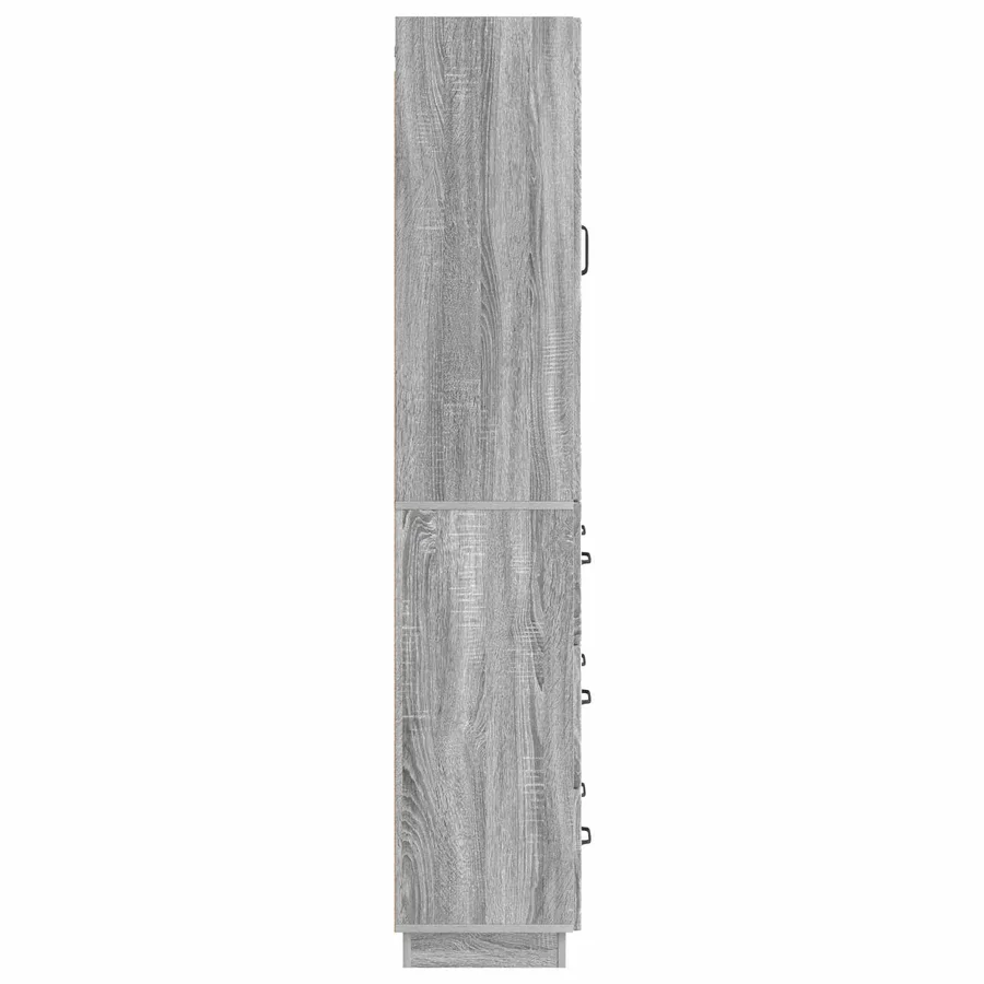 Ensemble de Meubles 2 pcs Sonoma gris 66 x 34,5 x 87 cm - 6