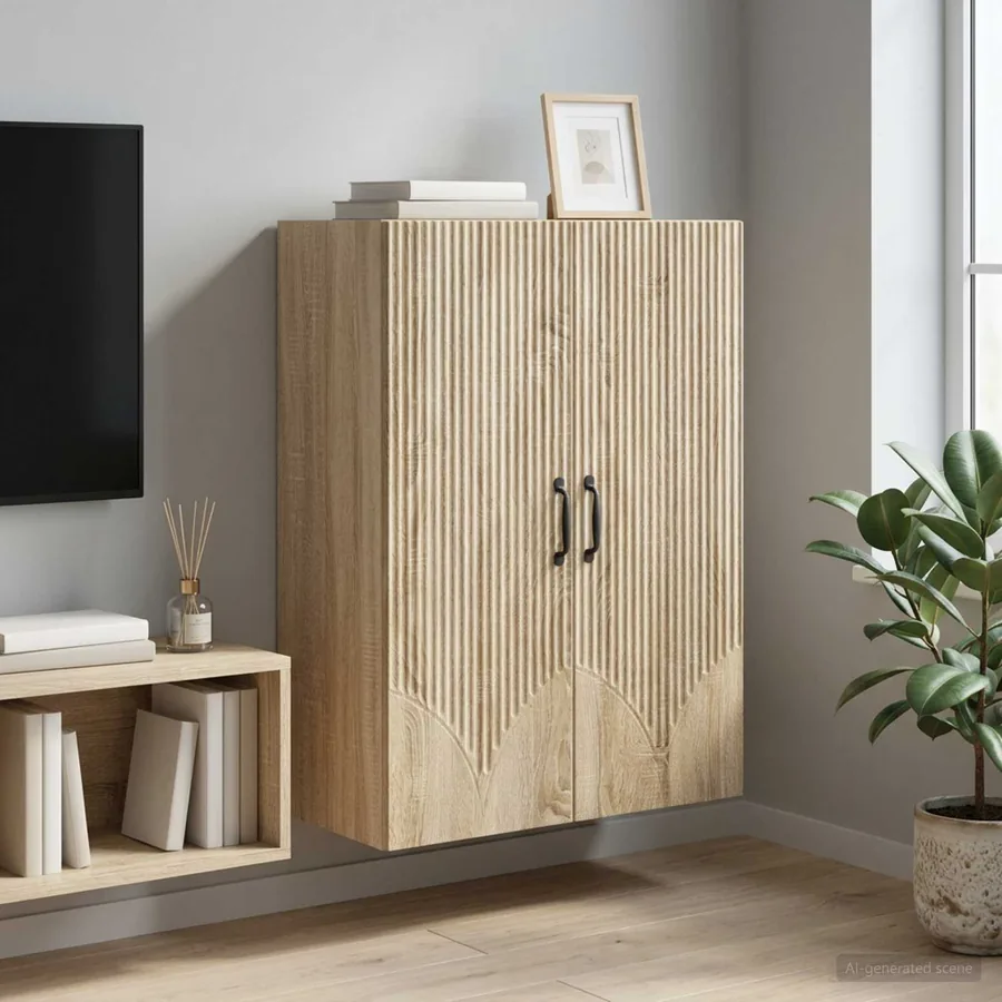 Armoire Murale Chêne Sonoma 66 x 34,5 x 90 cm Bois d'ingénierie