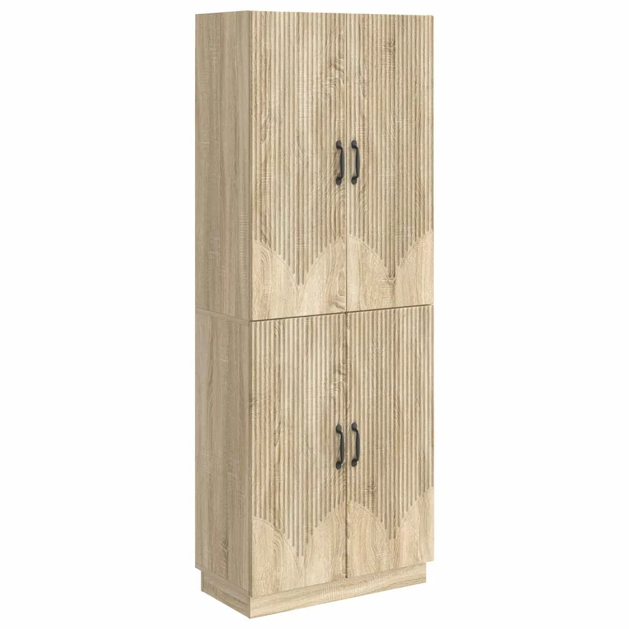 Ensemble de Meubles 2 pcs Chêne Sonoma Bois d'ingénierie - 2