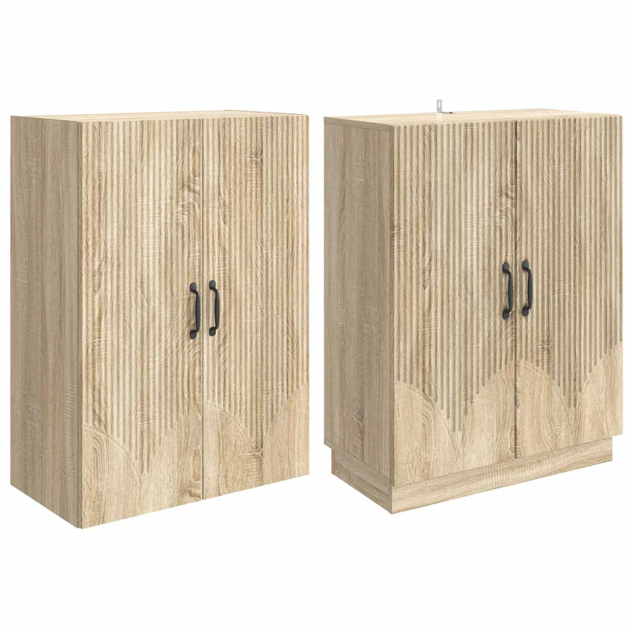 Ensemble de Meubles 2 pcs Chêne Sonoma Bois d'ingénierie - 4