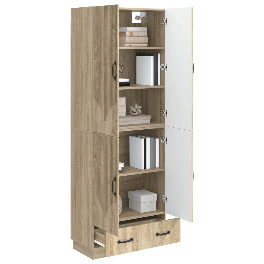 Ensemble de Meubles 2 pcs Chêne Sonoma Bois d'ingénierie - 3