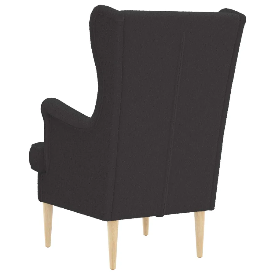Fauteuil Gris foncé Bouclé - 6