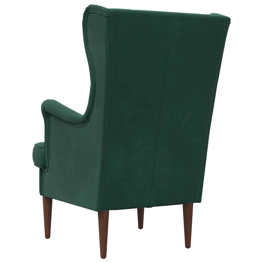 Fauteuil Vert foncé Velours - 6