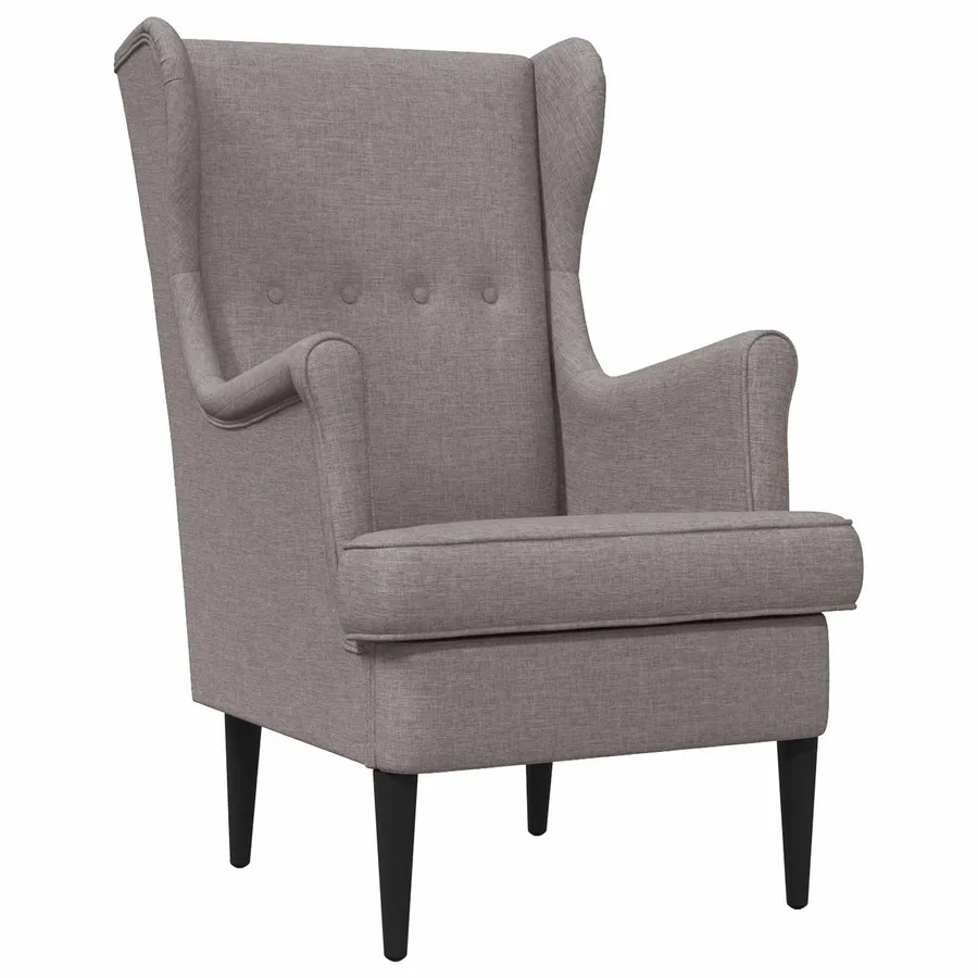 Fauteuil Taupe Tissu - 2