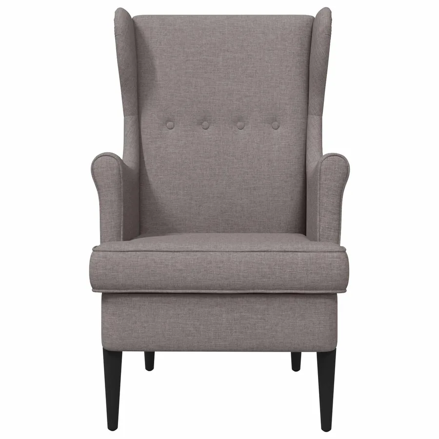 Fauteuil Taupe Tissu - 4