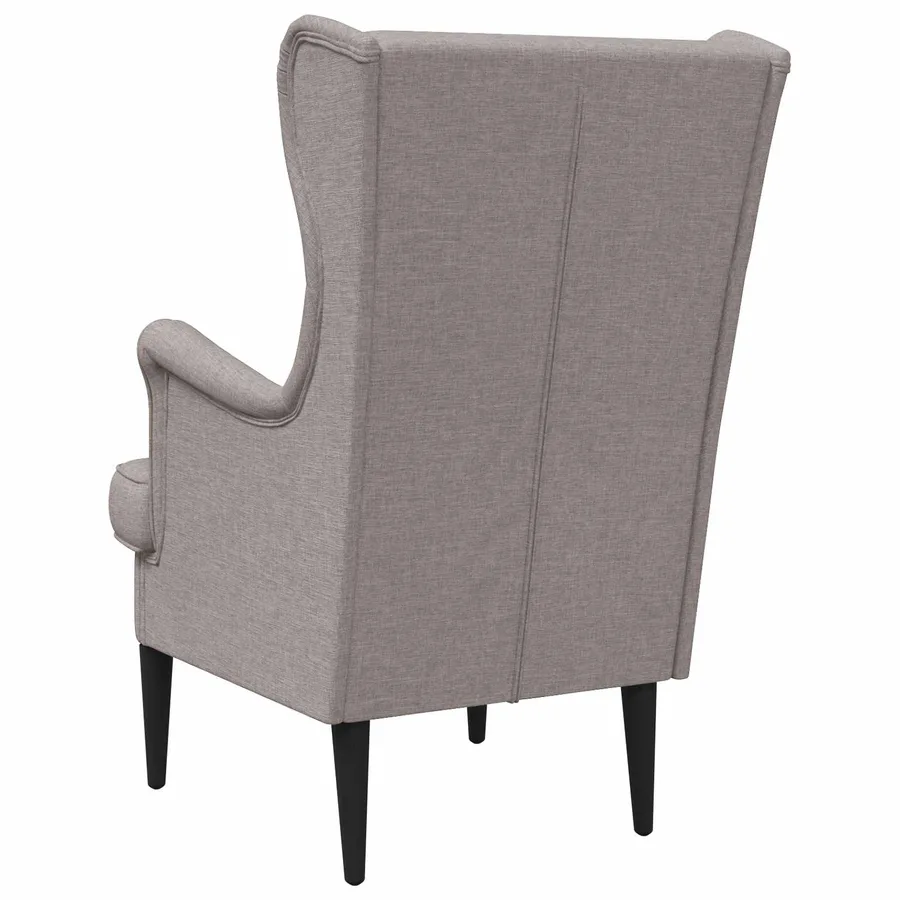Fauteuil Taupe Tissu - 6