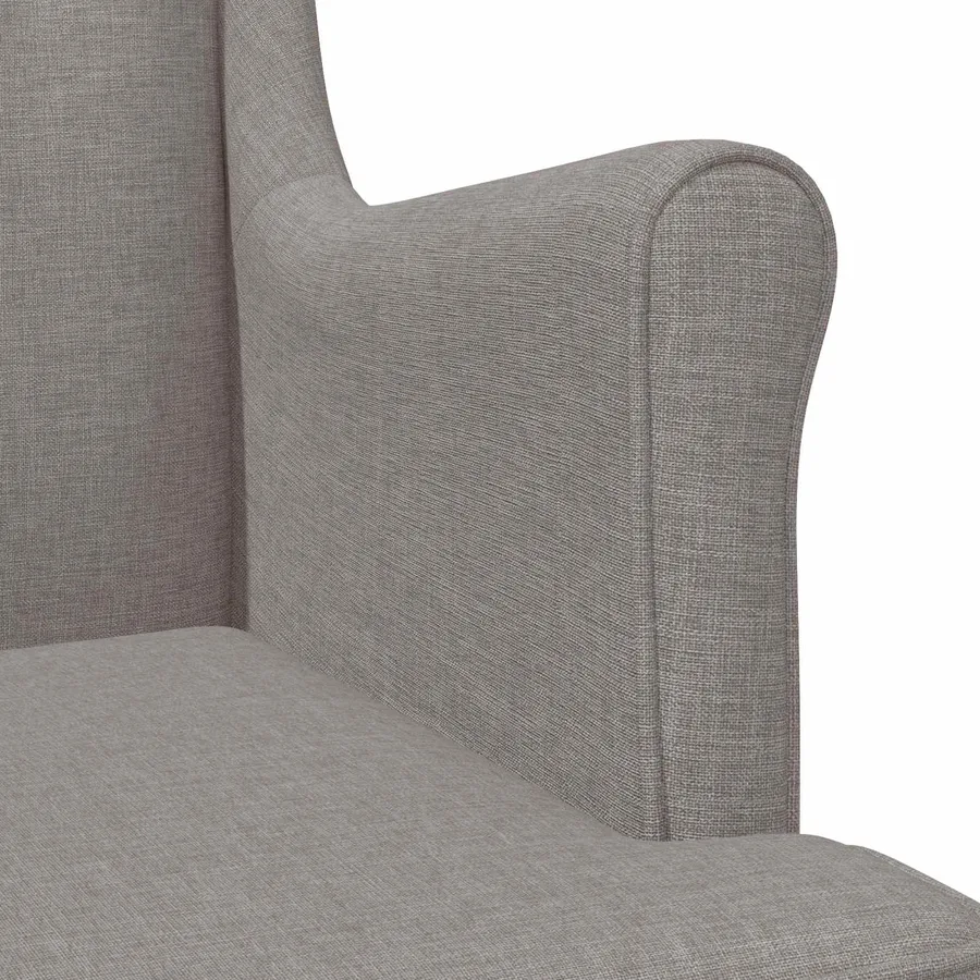 Fauteuil Taupe Tissu - 7