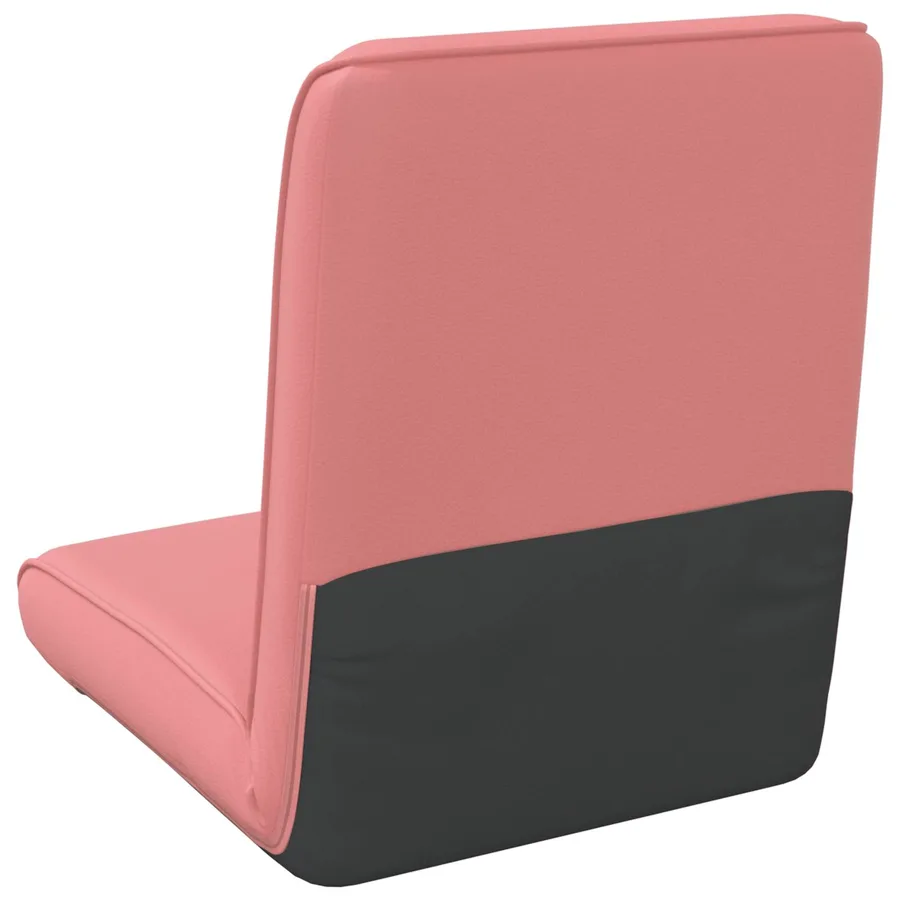 Fauteuil de sol ajustable Rose Simili cuir - 6