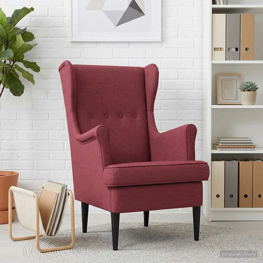 Fauteuil Bordeaux Tissu