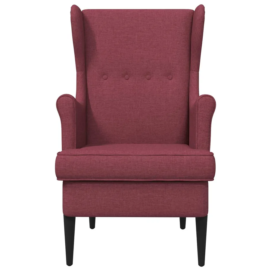 Fauteuil Bordeaux Tissu - 4