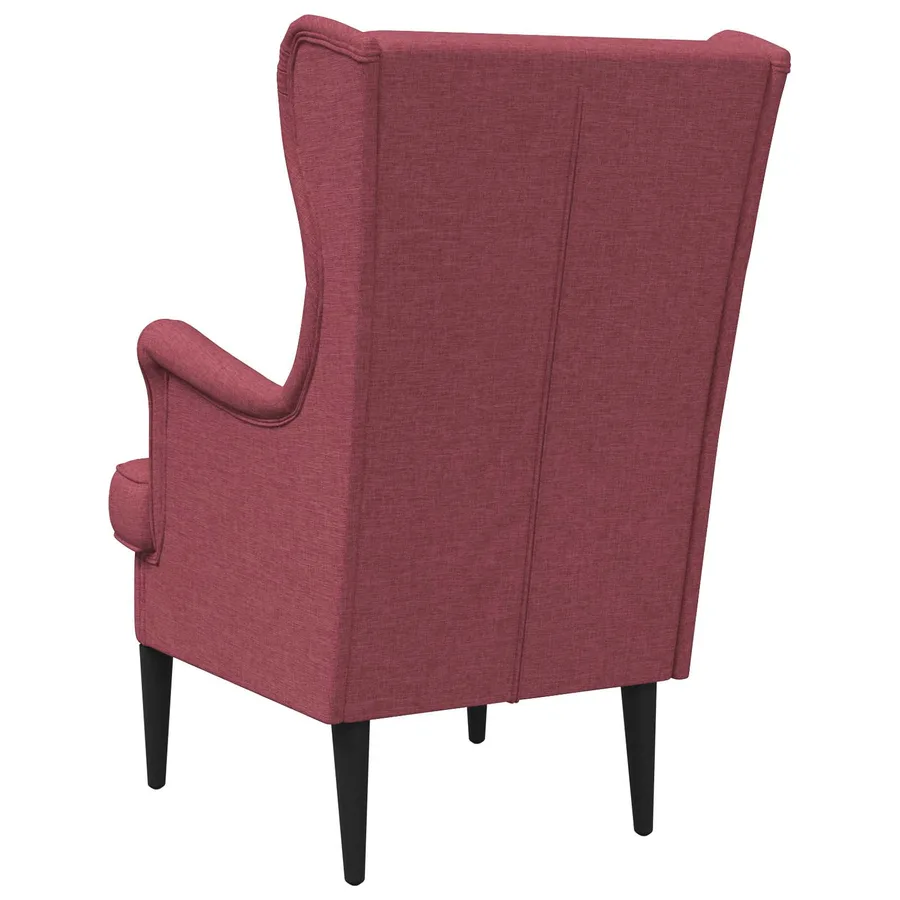 Fauteuil Bordeaux Tissu - 6