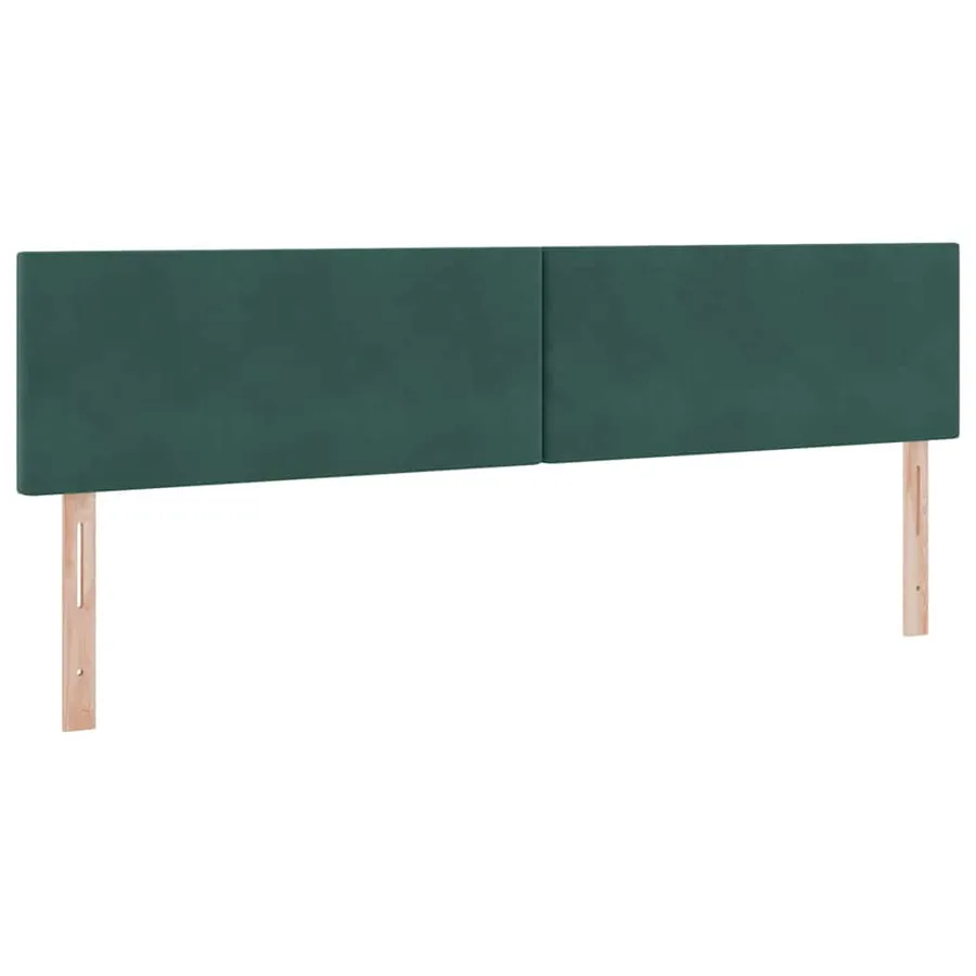 Lit de Rangement Vert foncé 200 x 200 cm Velours - 9