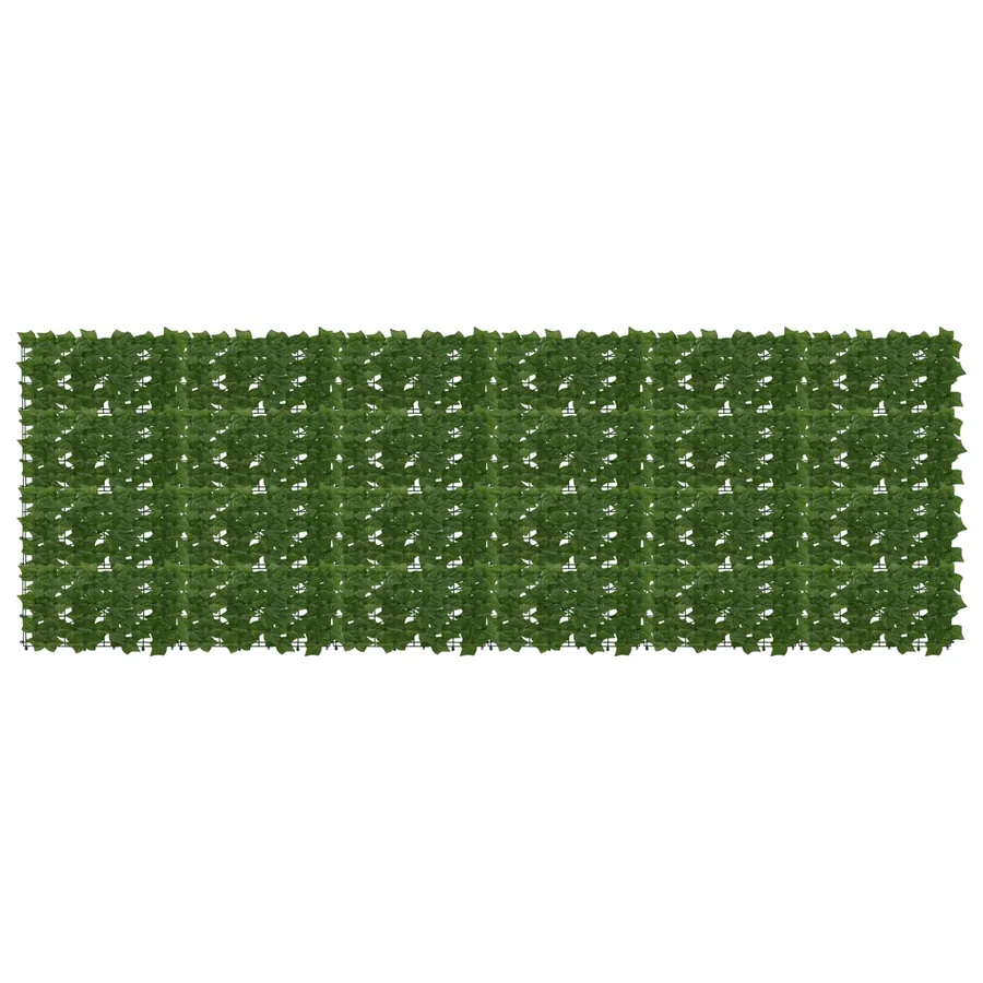 Écran de balcon avec feuilles Vert 300 x 100 cm