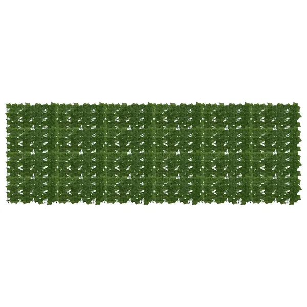 Écran de balcon avec feuilles Vert 300 x 100 cm