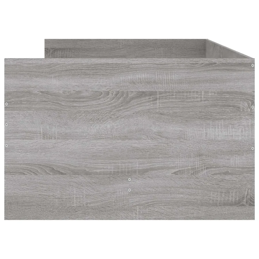 Cadre de lit avec rangement Gris béton 80 x 200 cm - 5