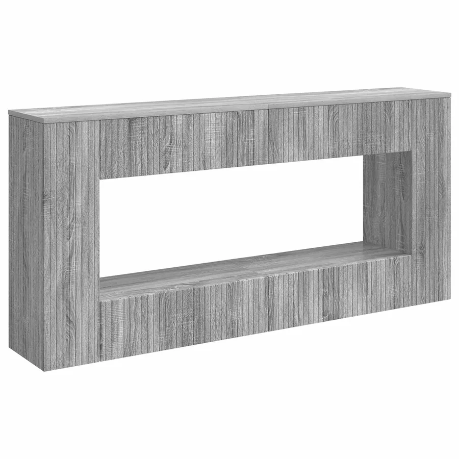 Table console Gris Sonoma 155 x 29 x 74 cm Bois d’ingénierie - 2