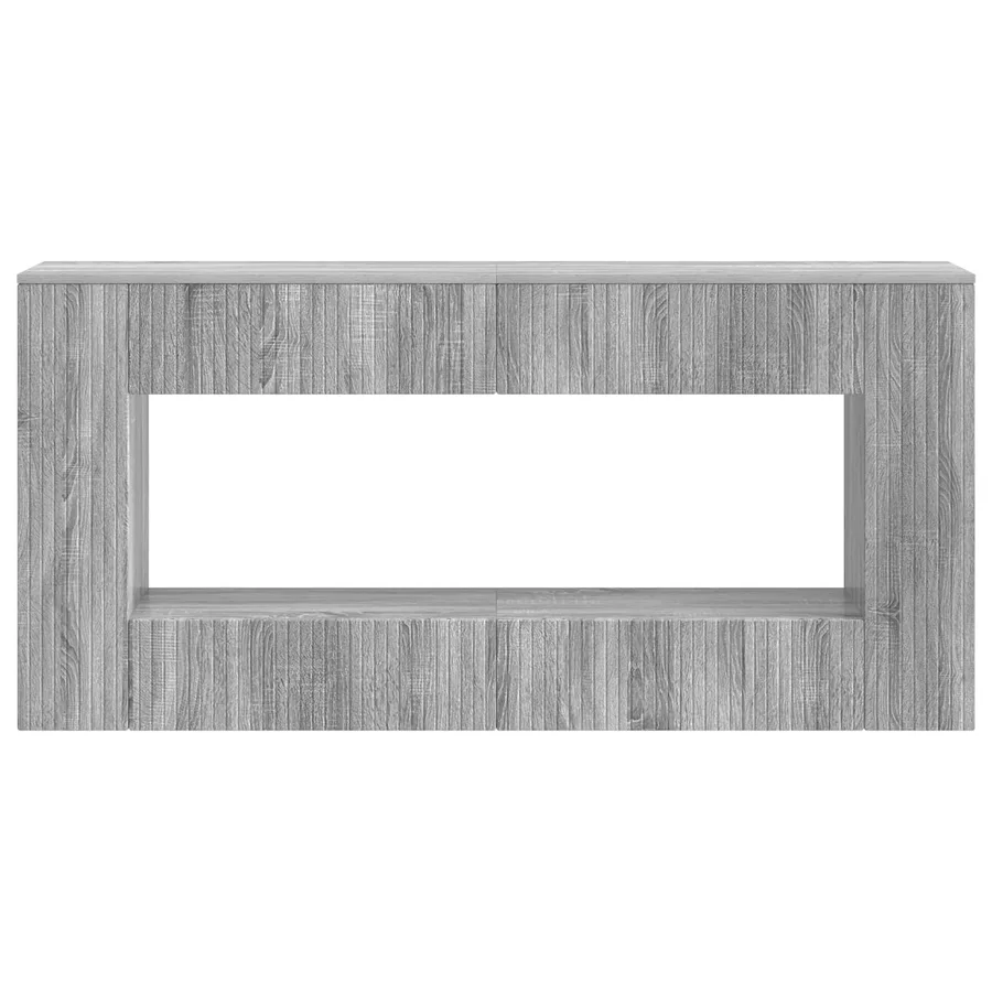 Table console Gris Sonoma 155 x 29 x 74 cm Bois d’ingénierie - 5