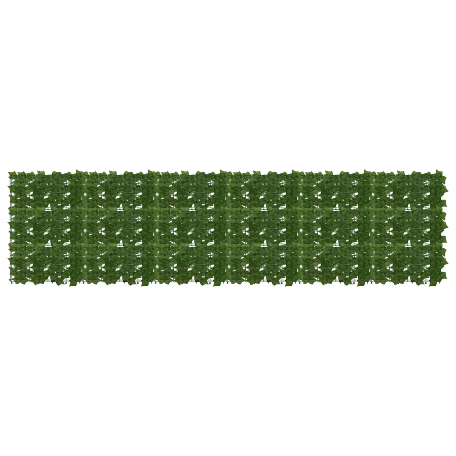 Écran de balcon avec feuilles Vert 300 x 75 cm