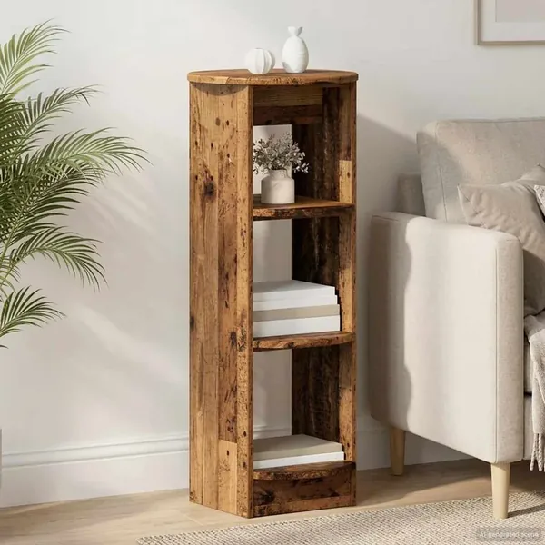 Meuble d'appoint Bois ancien 40 x 40 x 100 cm Bois d’ingénierie