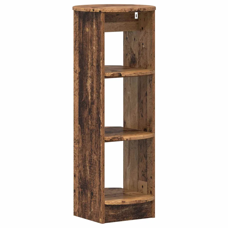 Meuble d'appoint Bois ancien 40 x 40 x 100 cm Bois d’ingénierie - 6