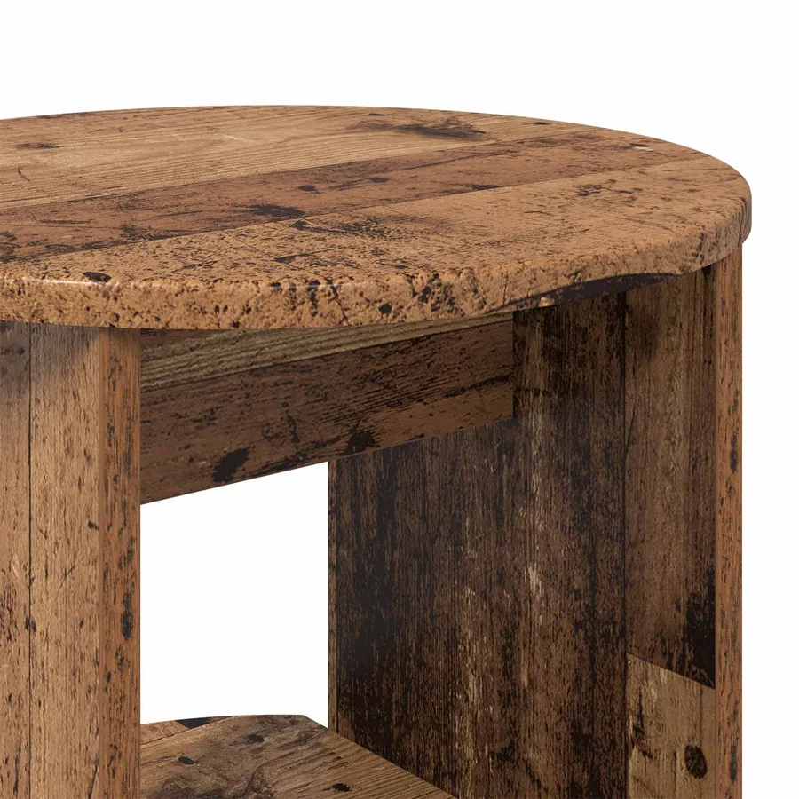 Meuble d'appoint Bois ancien 40 x 40 x 100 cm Bois d’ingénierie - 8