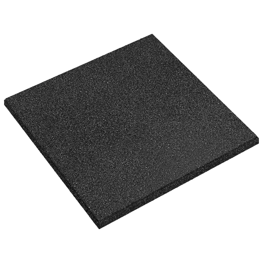 Dalles de Protection Anti-Chute 12 pcs Noir 50 x 50 cm