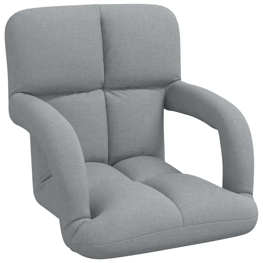 Chaise de sol réglable avec accoudoir - 2