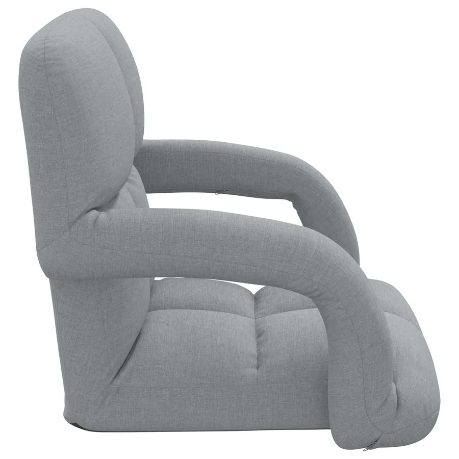 Chaise de sol réglable avec accoudoir - 5