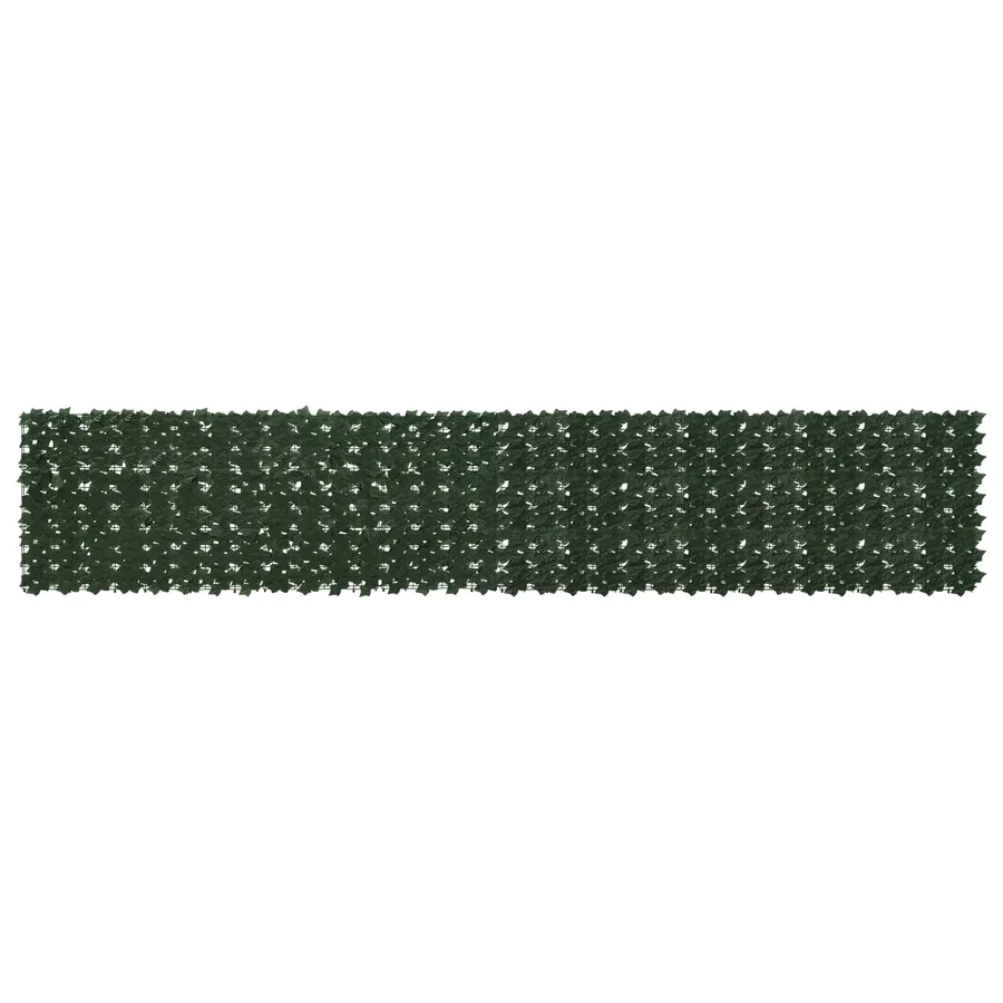 Écran de balcon avec feuilles Vert foncé 400 x 75 cm