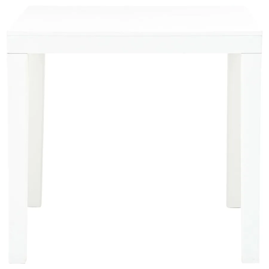 Table de jardin Blanc 78x78x72 cm Plastique - 2